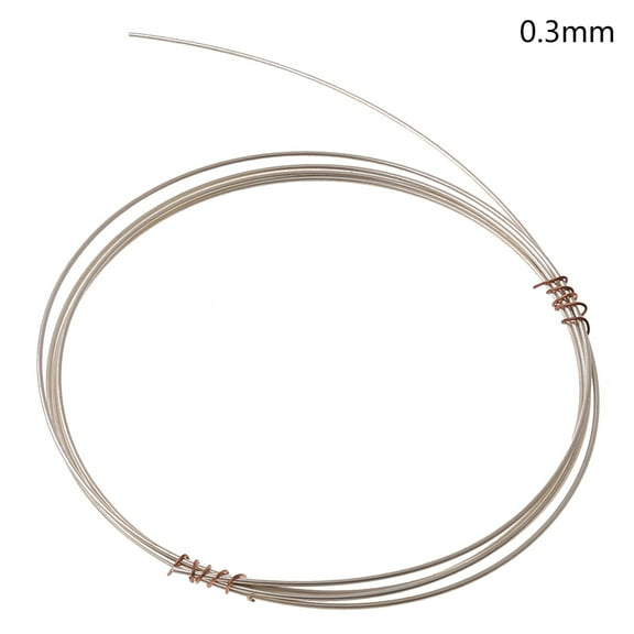1 Meter 925 Sterling Silver Wire Jewelry Making 0.3/0.4/0.5/0.6/0.7/0.8/0.9/1/1.2mm Tarnish Resistant Silver Coil Wire