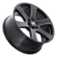 thumbnail image 2 of Black Rhino Haka 20X8.5 6X139.7 15Et 76.1Cb Gloss Black W/ Milled Spokes Wheel, 2 of 3