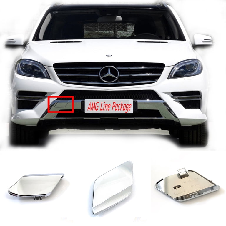 Trimla Front Tow Cover for 12-14 Mercedes Benz X166 AMG Line Fit 