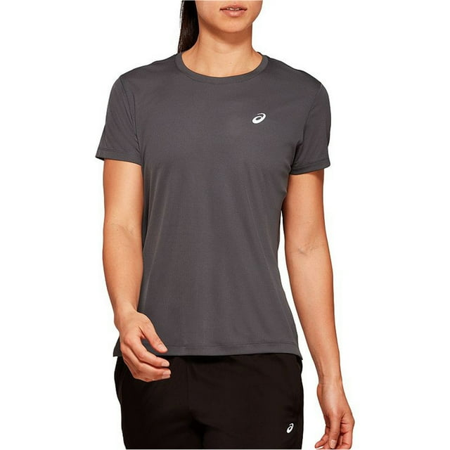 ASICS Silver SS Basic T-Shirt pour Femmes, Gris, Grand