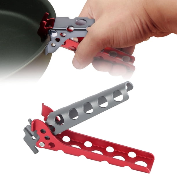 Hot Pot Pan Bowl Pinza Clips aleación de Aluminio Gris Anti Escaldado Retriever Pinzas Utensilios de Cocina Pinzas Retriever Pinzas para Acampar Fiesta Al Aire Libre ANGGREK Otros
