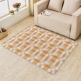 thumbnail image 2 of Plaid Rugs for Living Room Bedroom - Gingham Rug 4x5 - Colorful Carpet for Home Decor - Washable Non Slip Patterned Indoor Large Area Rug - Soft & Low Pile (ZJ&537), 2 of 7