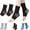 Black b, variant on Bamboo Foot Sleeves Women, Bamboo Compression Foot Sleeves for Women, Toeless Design, Breathable Lightweight Foot Cover for Daily Comfort
