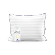Luxury Down Alternative Pillow - Hypoallergenic Allergy Free Bed Pillow - Made in USA (Queen Medium)