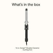 Conair Instant Heat 3/4 Hair Curling Iron, Creates Tight Curls, For Short to Medium Hair