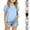 Light Blue, variant on Girls T Shirt Short Sleeve Crew Neck Plain Ice Silk Basic Summer Tees Casual Fashion Clothing (2-12y)