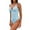 Blue, variant on FhsagQ Swimsuit Sets for Women Crotchless Two Piece Solid Color Beauty Back Swimsuit Woman Swimsuit Sets for Women Bodysuit Women's Swimsuit Sets Corset Yellow XXL