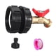 thumbnail image 1 of Adaptador de contenedor IBC Conector rápido Versátil Fácil de instalar Contenedor IBC de 1000L Agua 5 piezas, 1 of 9