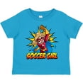 thumbnail image 3 of Inktastic Soccer Girl Superhero Girls Toddler T-Shirt, 3 of 5