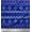 Royal Blue, variant on Soimoi Black Cotton Duck Fabric Geometric Ikat Printed Craft Fabric by the Yard 42 Inch Wide