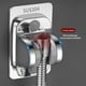 thumbnail image 4 of Nuevo soporte de ducha de mano mejorado, placa posterior de acero inoxidable SUS304, soporte de ducha ajustable con ángulo adhesivo sin perforación, superpotencia, resistente al agua., 4 of 6