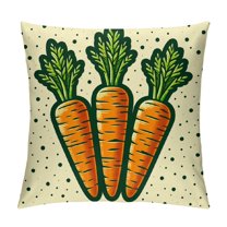 JRXY Happy Easter Egg Bunny Truck Decorative Throw Pillow Covers, Spring Religious Black White Buffalo Plaid Check Carrot Patio Home Decor, Farmhouse Cross Polka Dot Couch Cushion Case White