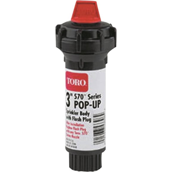 Toro 53820 3" 570Z Pro Series Pop-Up Body Only Sprinkler with Flush Plug