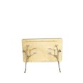 thumbnail image 5 of 48 inch x 30 inch WFT Series Birch Wood Rectangle Folding Table - Metal Edge, 5 of 5