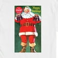 thumbnail image 3 of Coca-Cola - Santa with Coke Bottles - Men's Short Sleeve Graphic T-shirt, 3 of 5