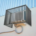 thumbnail image 2 of ToppiJoy 2-3P 3 Panels Air Conditioner Fence, Drill-Type Louvered Grille AC Unit Fence Outdoor, for Outdoor Trash Can, Pool Equipment Enclosure Panels Dark Grey, 2 of 28