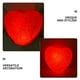 thumbnail image 3 of 2 piezas de decoraciones de corazón iluminadas para San Valentín para presentaciones románticas en interiores y exteriores, luces en forma de corazón para bodas y aniversarios, 3 of 8