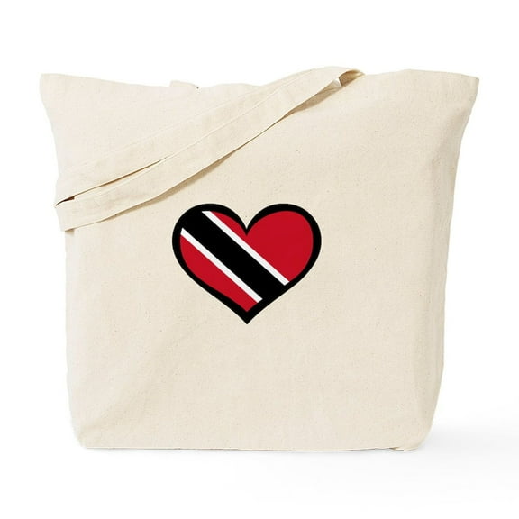 CafePress - Trinidad Love Tote Bag - Unisex Canvas Tote Bag, Beige, 1-Piece