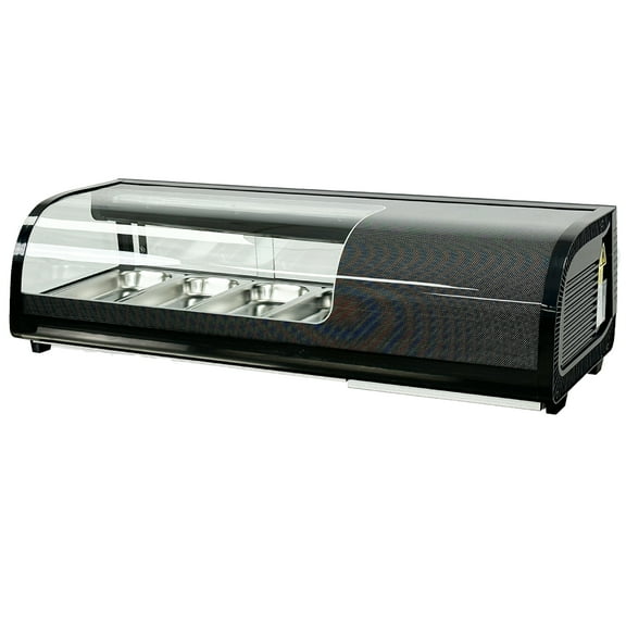 NSF 46.5 in. Commercial Refrigerated Display Case Sushi Refrigerator 110V Refrigerated Showcase