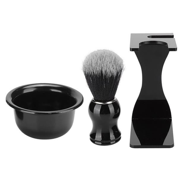 Ensemble de Rasage pour Barbe, Brosse à Raser Durable, Outil de Rasage pour Barbe, pour Père Hommes