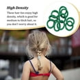 thumbnail image 2 of 20 Pcs Bandeau Haute Élasticité Extensible Porte-Queue de Cheval Coloré Style Preppy Haute Densité Sans Accroc Accessoires Vert, 2 of 6