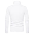 thumbnail image 5 of LNZGNM Men's Base Layer Tops Long Sleeve Mock Neck Slim Fit Thermal Cozy Everyday Shirt Cool Weather Comfort,White(XXL), 5 of 6