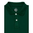 thumbnail image 3 of Wonder Nation Boys School Uniform Short Sleeve Pique Polo, 3 of 3