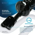 thumbnail image 5 of Detroit Axle - Struts Shocks for FWD 2005 2006 2007 Honda Odyssey Complete 2 Front Struts w/Coil Spring 2 Rear Shock Absorbers Replacement Quick Install Ready Struts Assembly, 5 of 7