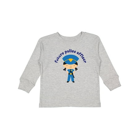 

Inktastic Future Police Officer Girls Law Enforcement Gift Toddler Toddler Girl Long Sleeve T-Shirt