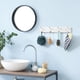 thumbnail image 4 of Perchero de pared OUTNILI de metal blanco resistente con ganchos dobles, 4 of 7
