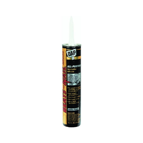Dap 25082 10.3 Oz Beats The Nail Adhesive