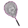 thumbnail image 3 of figatia Fishing Landing Net Extendable EVA Handle Fishing Net for Bass Prawns Salmon Rose Pink, 3 of 8