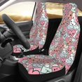 thumbnail image 2 of Sikiie Cartoon Hearts Car Seat Protector 2 Pack Car Seat Cushion Mat, Car Seat Covers for SUV, Truck, Van, 2 of 7