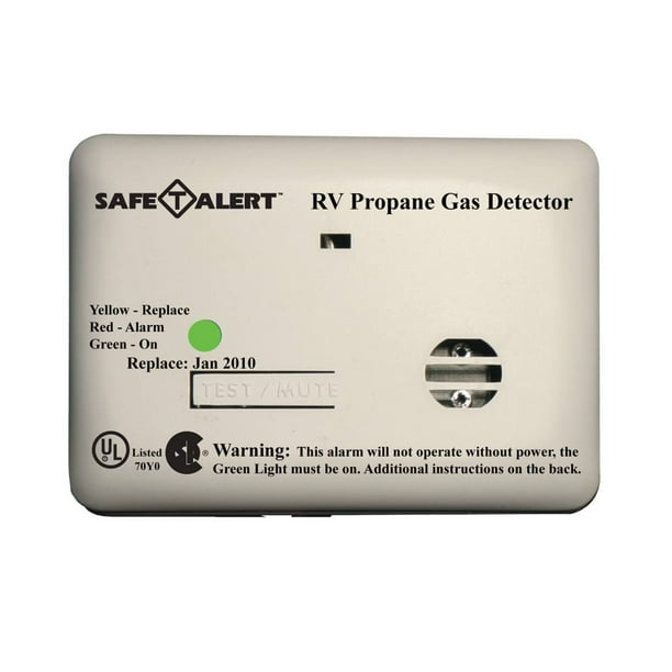 Alarma de gas LP Safe T Alert Mini Surface Mount, color blanco