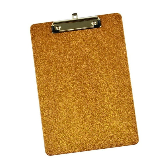 Multifunctional Glittering Acrylic Clipboard Standard Size Writing Board with Metal Clip For Office School Art Project