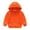 Orange, variant on SDNall Boys Solid Color Hooded Full-Zip Coat, Relaxed Fit Wind Blocking Everyday Outerwear, Autumn Weekend Camping Travel School Casual Coats for Boys 1-12 Years