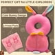thumbnail image 4 of Mochila para bebé con protección para la cabeza, diseño de conejo chimpancé, 4 of 8