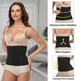 thumbnail image 5 of Entrenador de cintura para mujer, moldeador de cuerpo de reloj de arena de grasa inferior del vientre, faja moldeadora de cintura mejorada con extensor de huesos de acero, 5 of 5