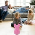 thumbnail image 6 of 20" Giant Candy Easter Bunny Plush - Large Stuffed Rabbit Toy - Colorful Hugging Pillow - Spring Holiday Bedroom Decor - Soft Animal Doll Gift For Kids Girls Sofa Bed Sleeping Cushions, 6 of 7