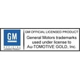 thumbnail image 2 of Au-TOMOTIVE GOLD Cadillac Logo Chrome on Black Plate, 2 of 2