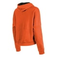 thumbnail image 3 of Women's New Era Orange Cincinnati Bengals Boxy Pullover Hoodie, 3 of 5
