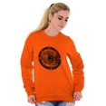 thumbnail image 3 of Wave Compass Ocean Sea Spiritual Unisex Plus Fleece Graphic Sweatshirt Brisco Brands 2X, 3 of 5