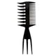 thumbnail image 3 of Hombres Vintage Oil Hair Comb Retro Back Hair Beard Dientes anchos Tenedor Peines (03) Likrtyny Cuidado Belleza, 3 of 9
