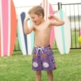 thumbnail image 4 of FORMRS Boys Swim Trunks Quick Dry Mesh Liner Boardshorts Sizes XS-XL, Halloween Black Cat, 4 of 7