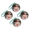 thumbnail image 1 of Christmas Theme Storage Box 7Cm Green Tinplate Case Hanging Ornament 4Pcs, 1 of 5