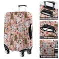 thumbnail image 5 of Poodle Dog and Flower Floral Luggage Cover Fashion Suitcase Cover Baggage Covers Fit 25-28 Inch Luggage (Go Travel), 5 of 5