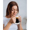 thumbnail image 4 of Tazas de café Luxu de vidrio martillado, 450 ml, juego de 6, 4 of 8
