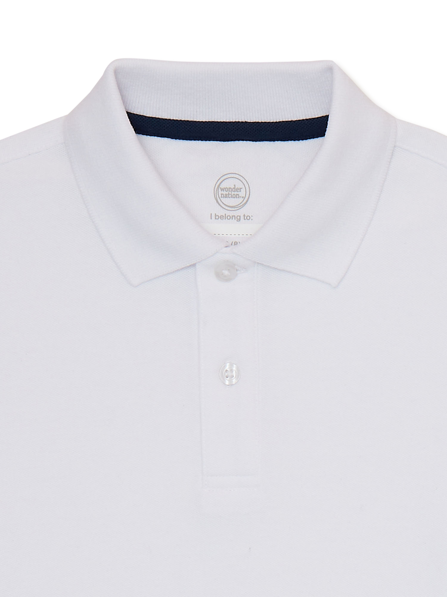 Wonder Nation Boys School Uniform Polo Shirt, 4-Pack photo 2