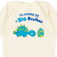 thumbnail image 4 of Inktastic Happy Dinosaur Future Big Brother Boys Long Sleeve Baby Bodysuit, 4 of 5