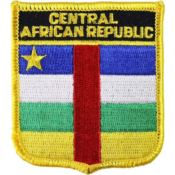 Central African Republic Shield Patch